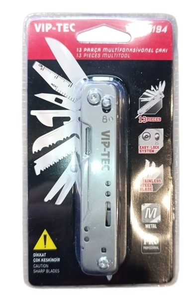 VIP-TEC VT875194 13 Parça Multifonksiyonel Çakı