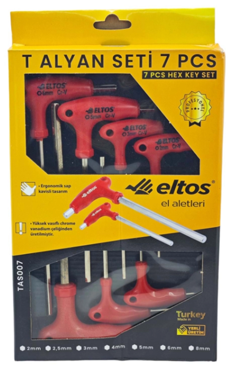 Eltos TAS007 T Alyan Seti 7 Parça 