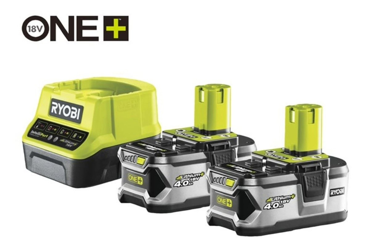 Ryobi RC18120-240X 18V Akü Şarj Cihazı Seti (2x4,0 Ah)