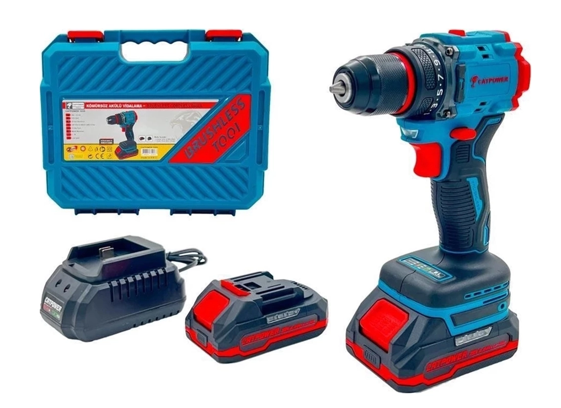 Catpower 1020 Kömürsüz Akülü Vidalama 20V 2.0Ah
