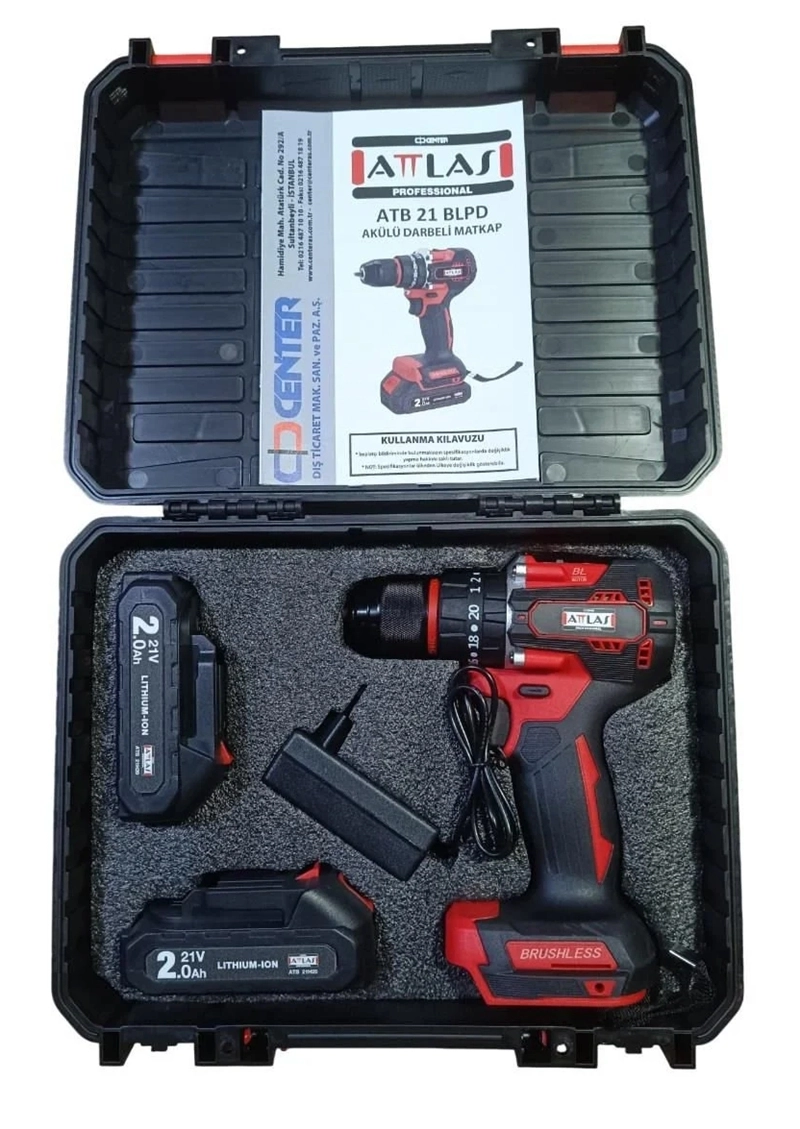 Attlas ATB 21 BLPD-202C Kömürsüz Darbeli Matkap – A0104075