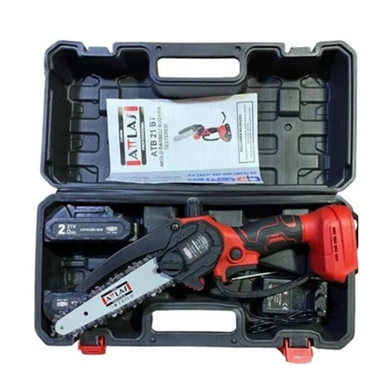 Attlas ATB 21 BT-202C 21V Kömürsüz Akülü Budama Testeresi 15cm