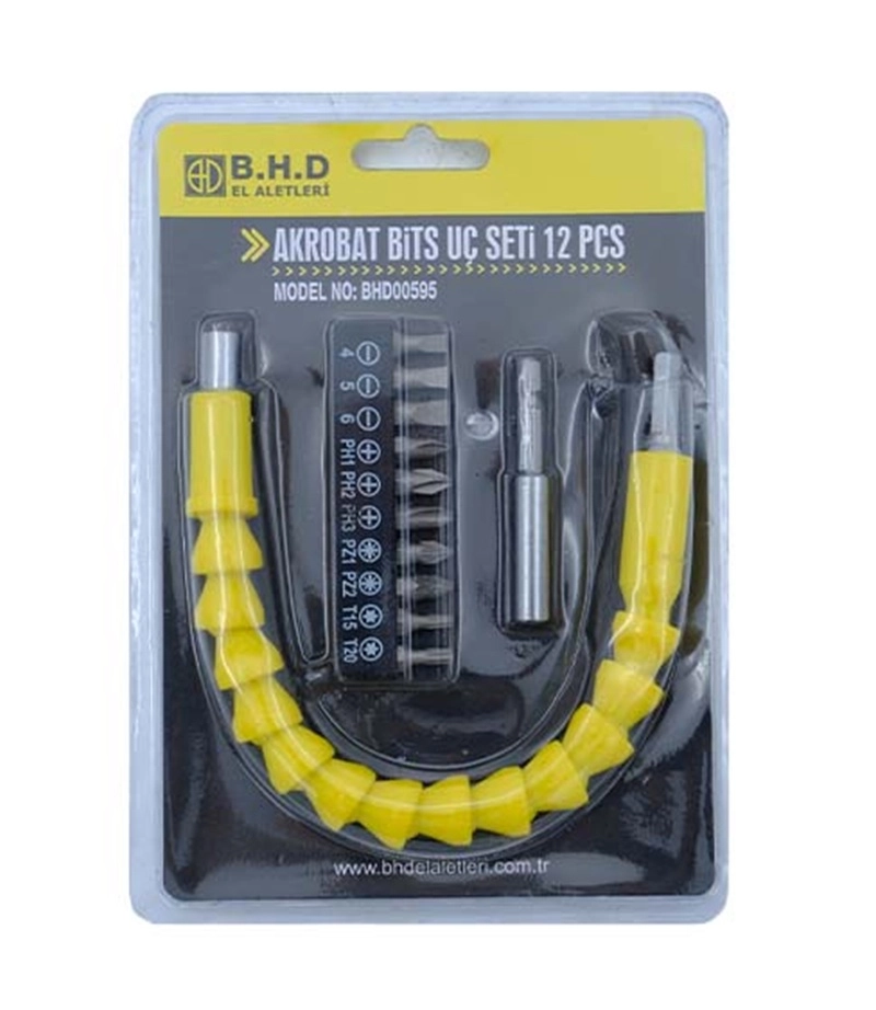 BHD Akrobat Bits Uç Seti 12 Parça BHD00595