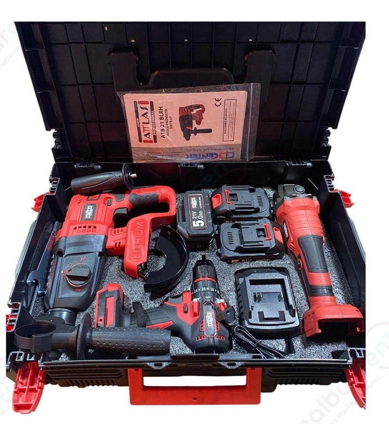Attlas ATB 21 3’lü Kombo Set (Kömürsüz Motor) – A0104170