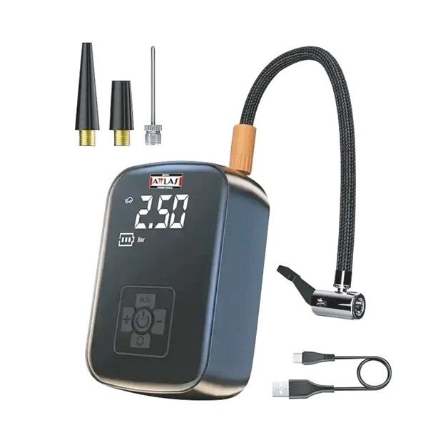 Attlas ATMC 7.4 Akülü Dijital Lastik Şişirme Pompası 