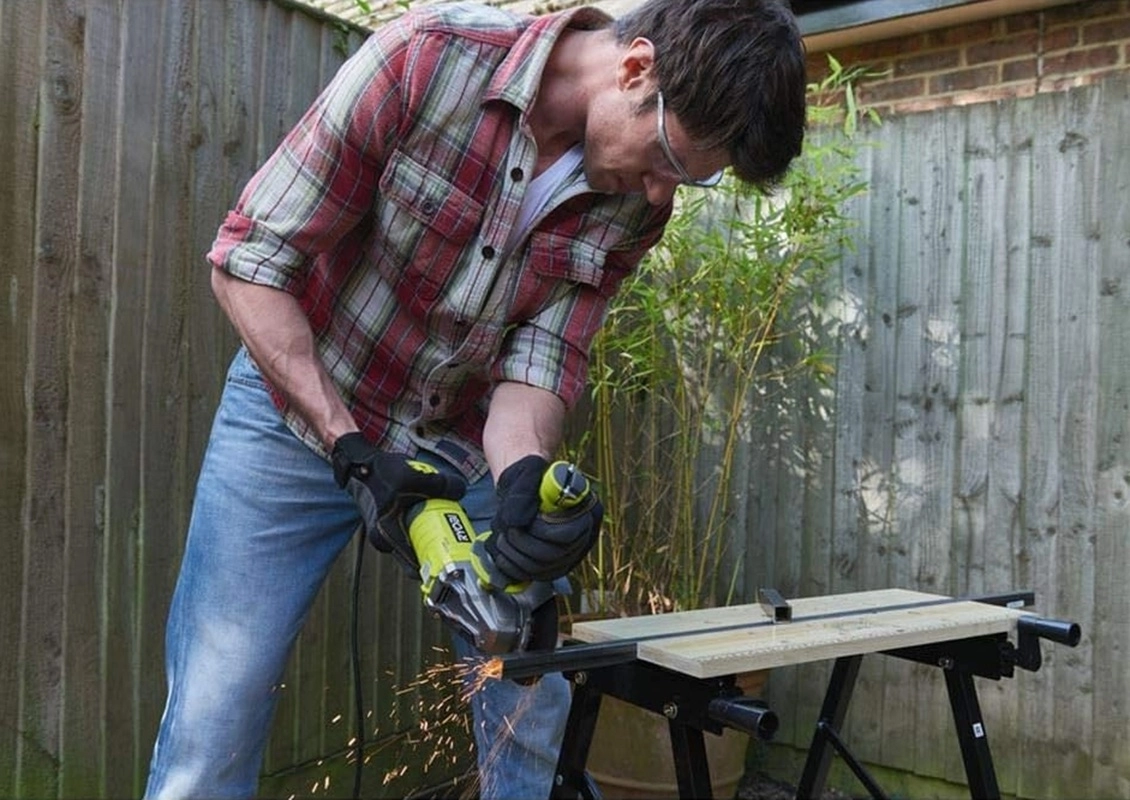 Ryobi RAG1010-125SF 1010W 125mm Profesyonel Avuç Taşlama Makinesi