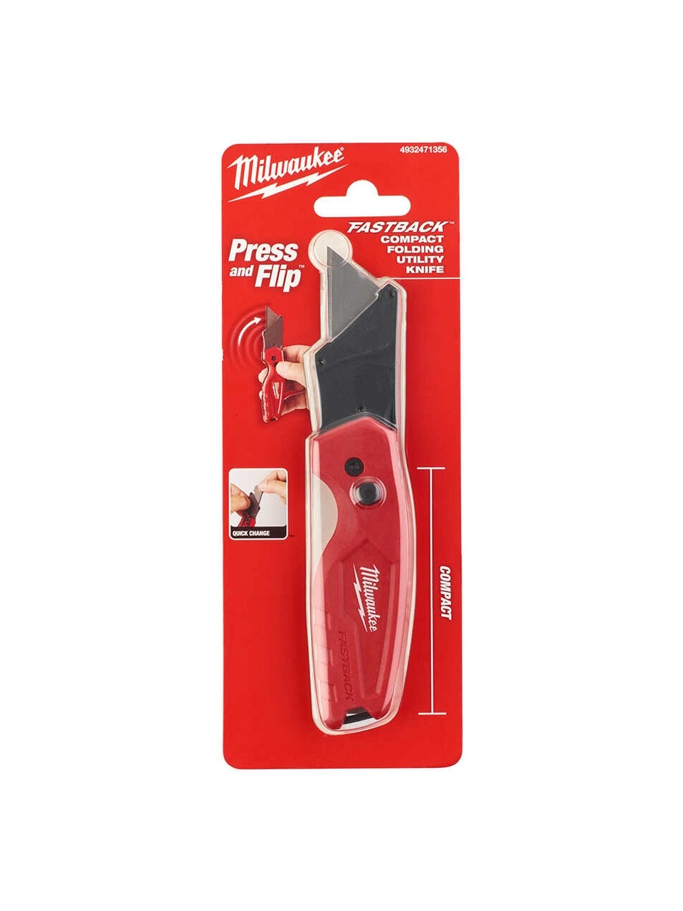 Milwaukee  Maket Bıçak Seti (T4932471356 Maket Bıçağı  + T48221905 Yedek Uç)