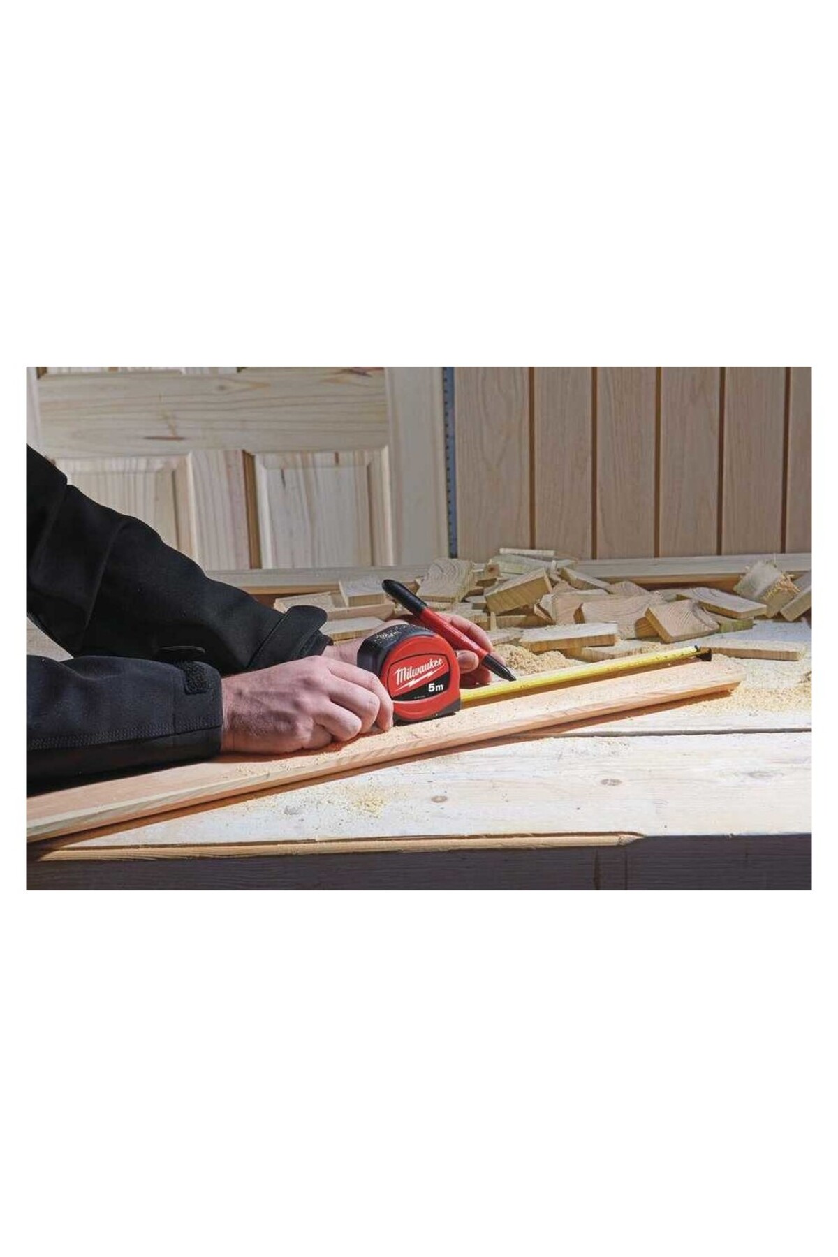 Milwaukee Şerit Metre Slimline 5m x 25mm 16 inç T48227717