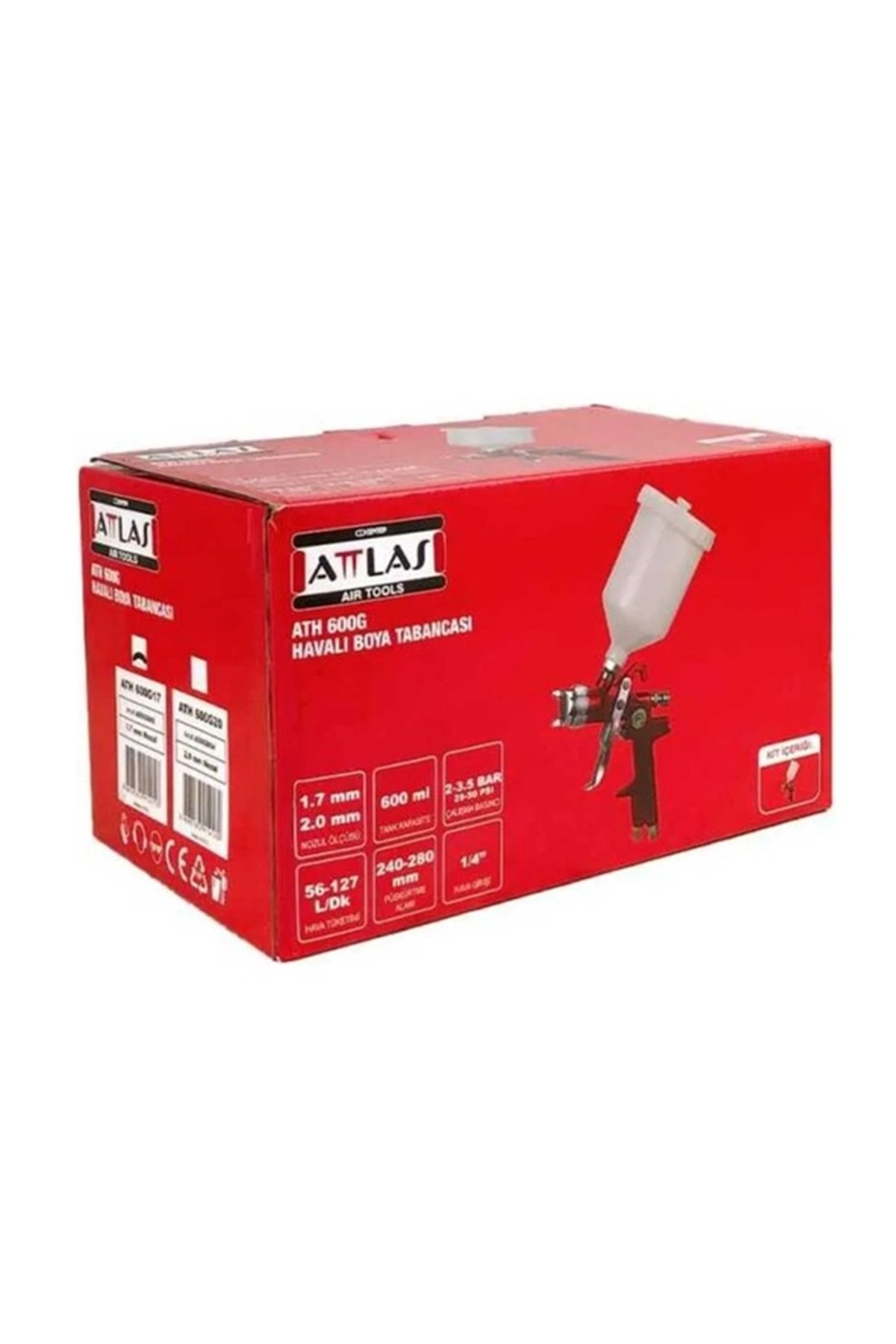 Attlas ATH 600G20 Sprey Tabancası A0502004