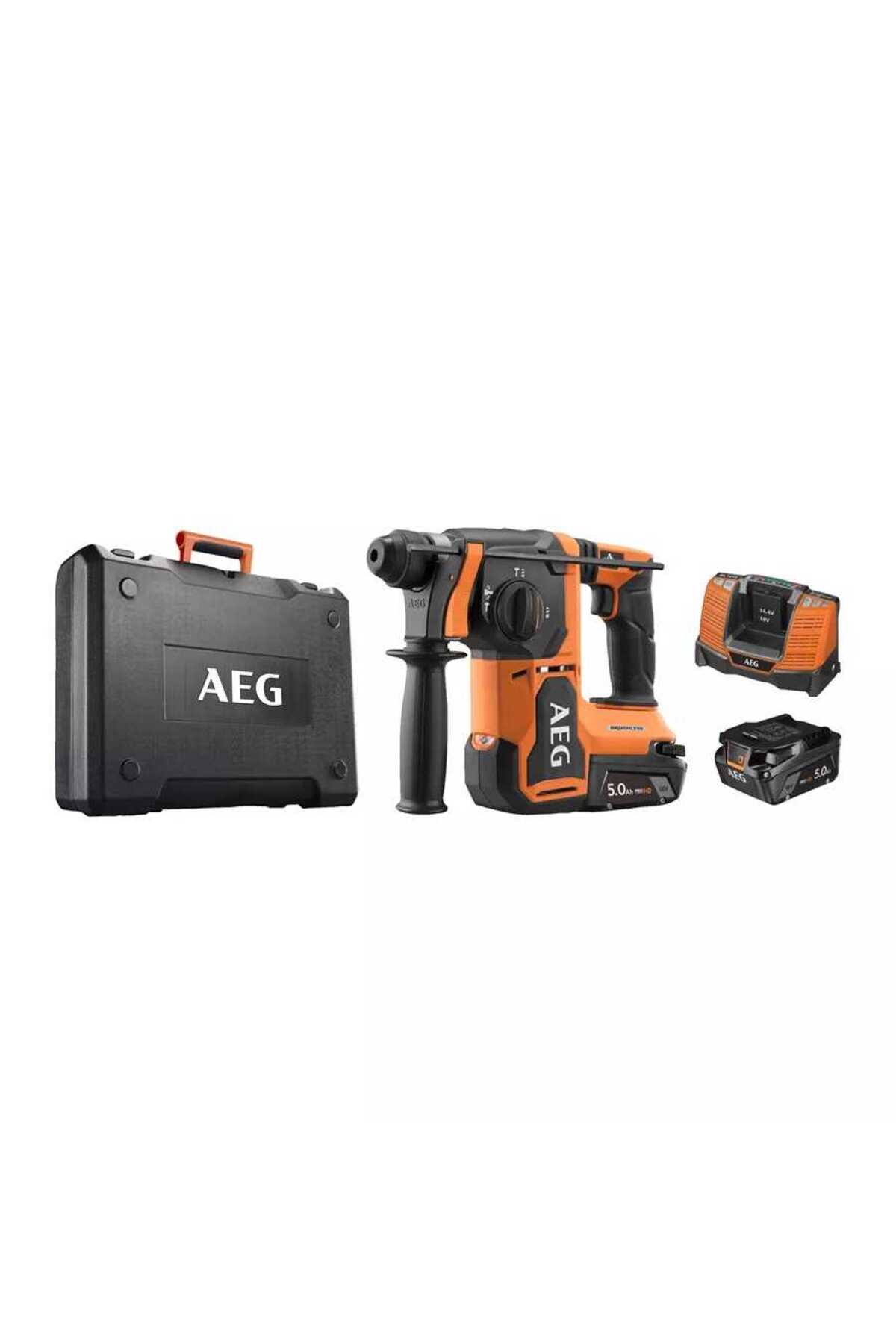 AEG BBH 18BL2-502C Akülü Kömürsüz Kırıcı Delici T4935492343