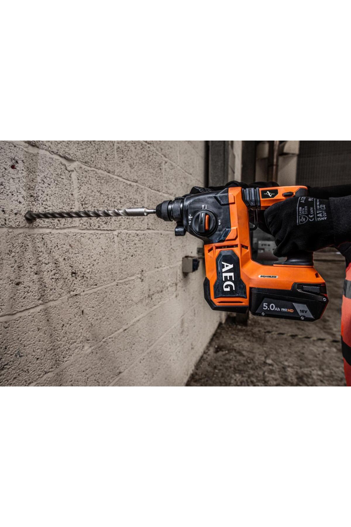 AEG BBH 18BL2-502C Akülü Kömürsüz Kırıcı Delici T4935492343
