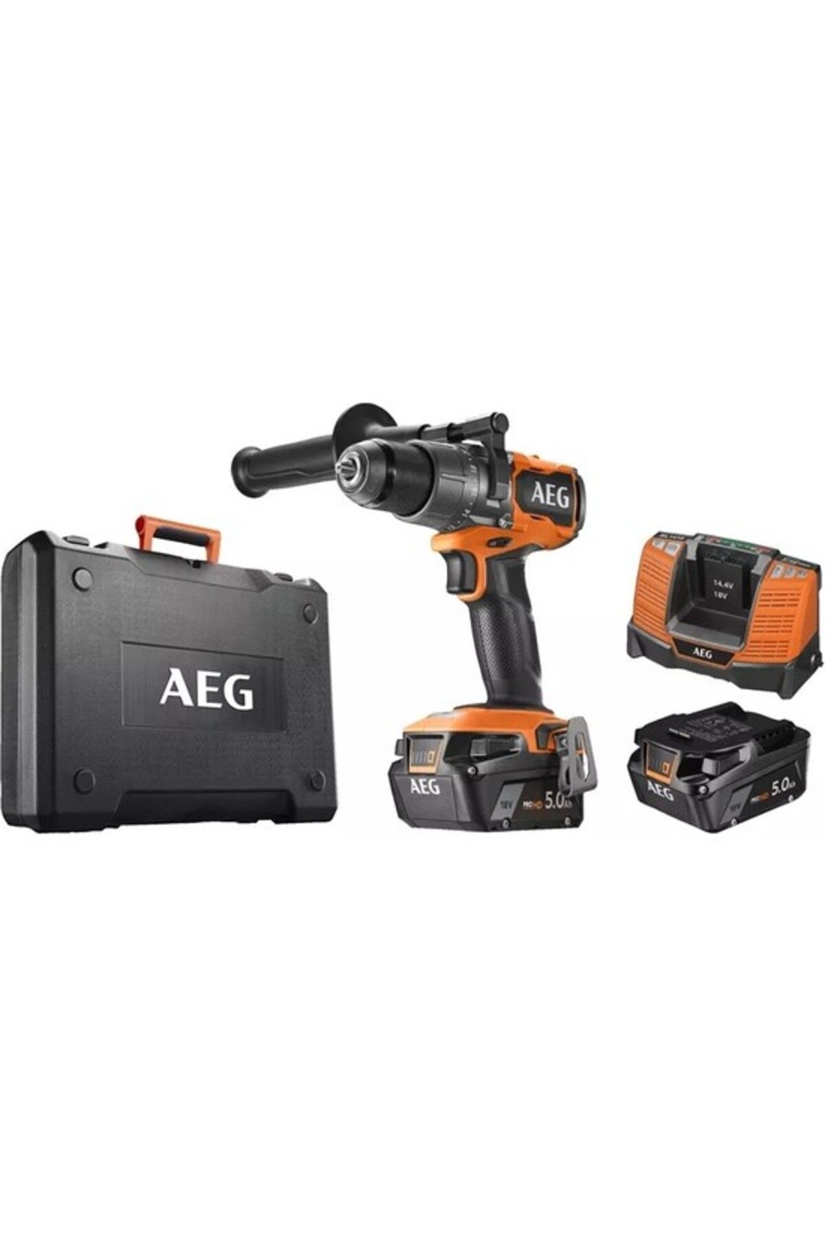 AEG BSB 18C3BL-502C Kömürsüz Darbeli Matkap 5.0 Ah T4935478939