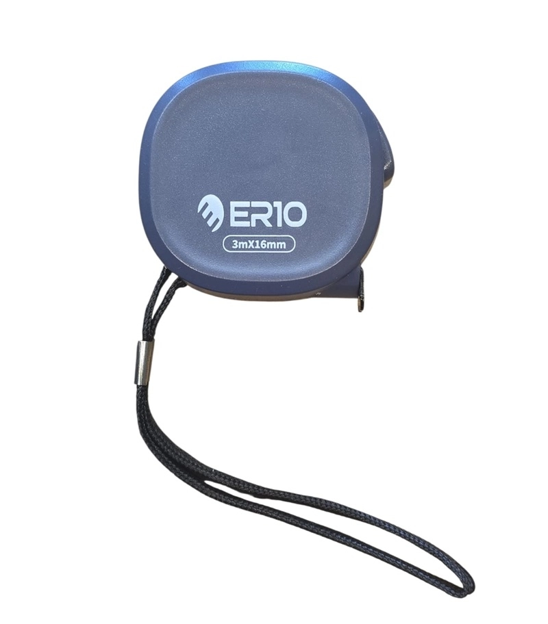 ER10 Şerit Metre Antrasit Autostop 3mx16mm D36-3016