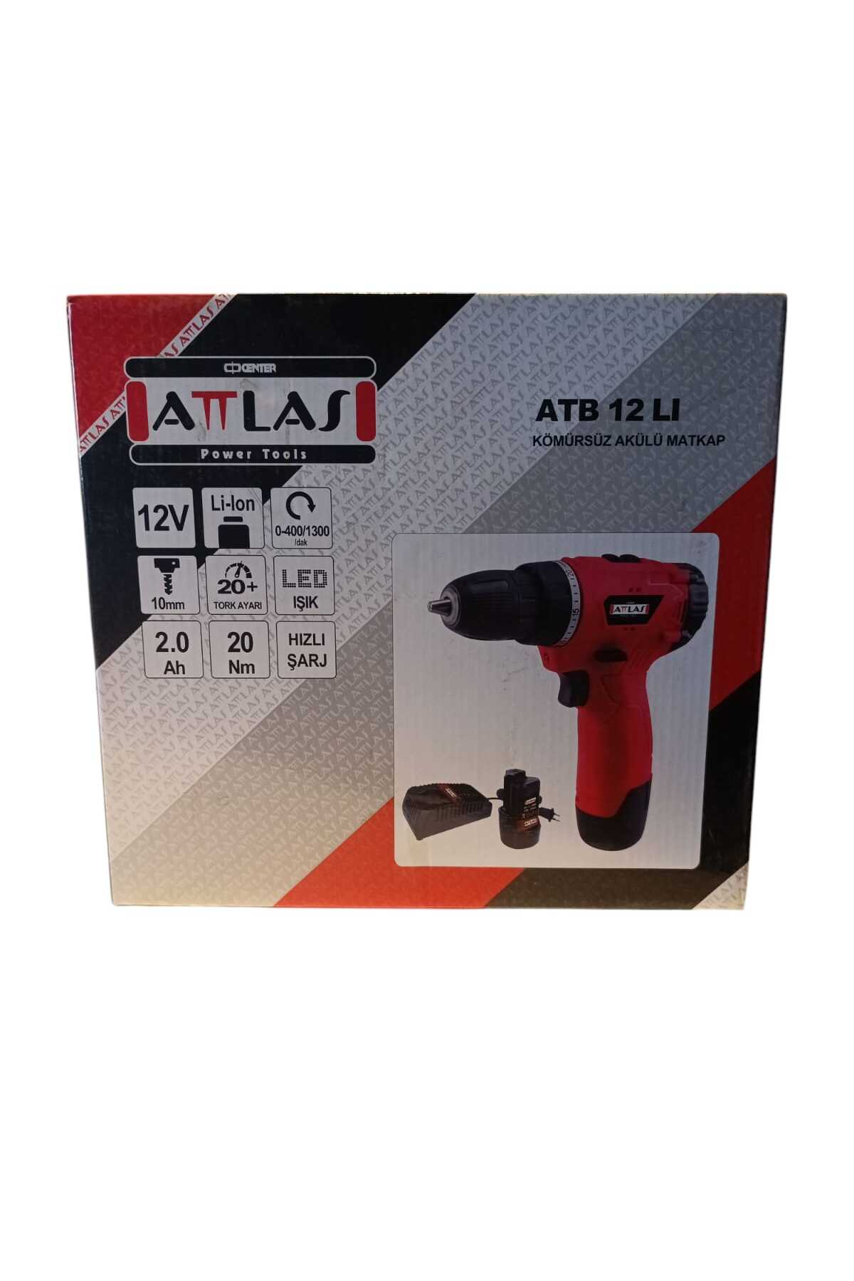 Attlas ATB 12 LI Kömürsüz Akülü Matkap – A0104060