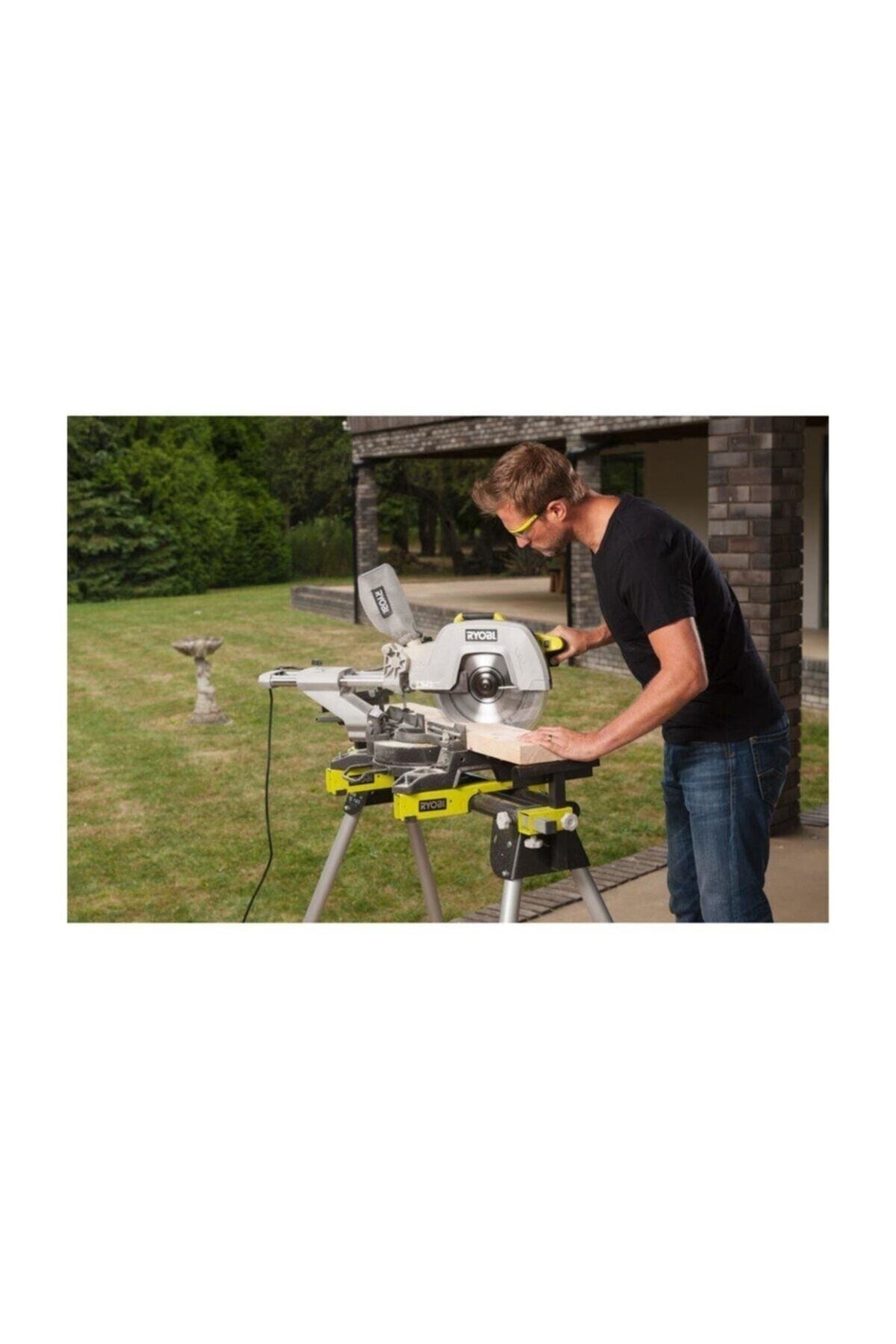 Ryobi EMS305RG 2200 W Kızaklı Gönye Kesme 305 MM (Lazerli) T5133002861