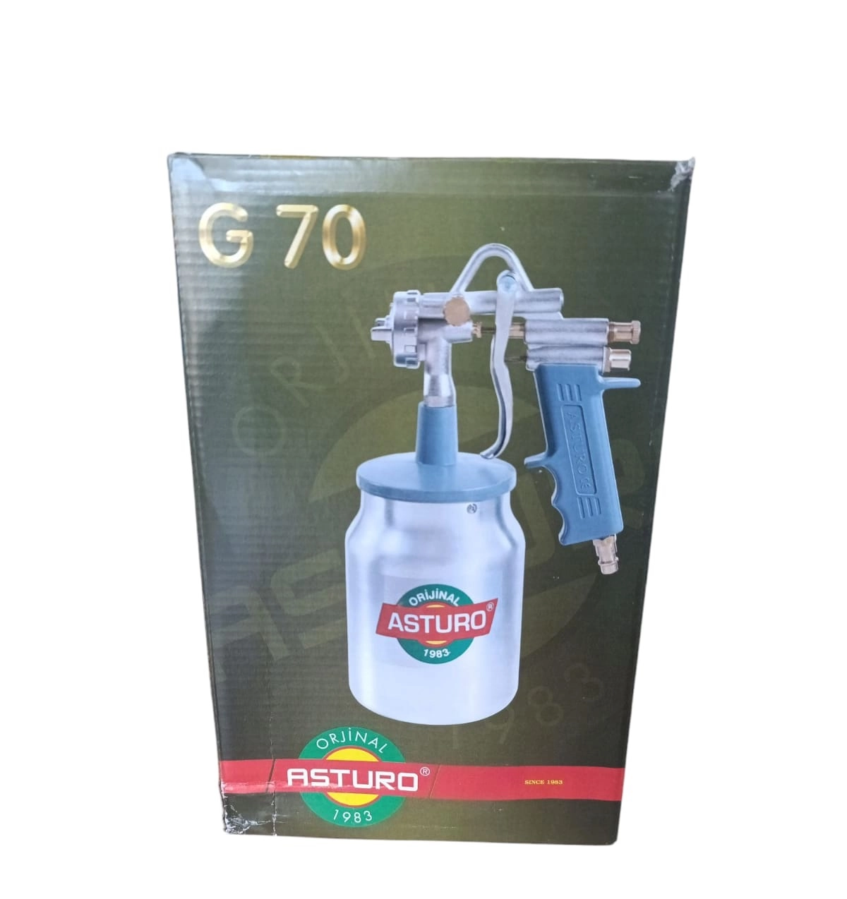 Asturo G70 Alttan Depo Boya Tabancası 3.0 MM