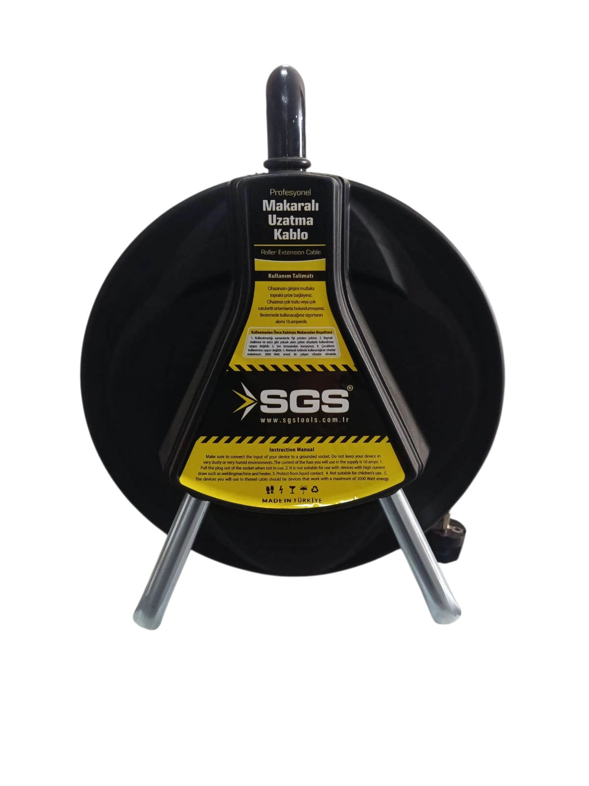 SGS Makaralı Uzatma Kablosu 35 m 3x1,5 mm²
