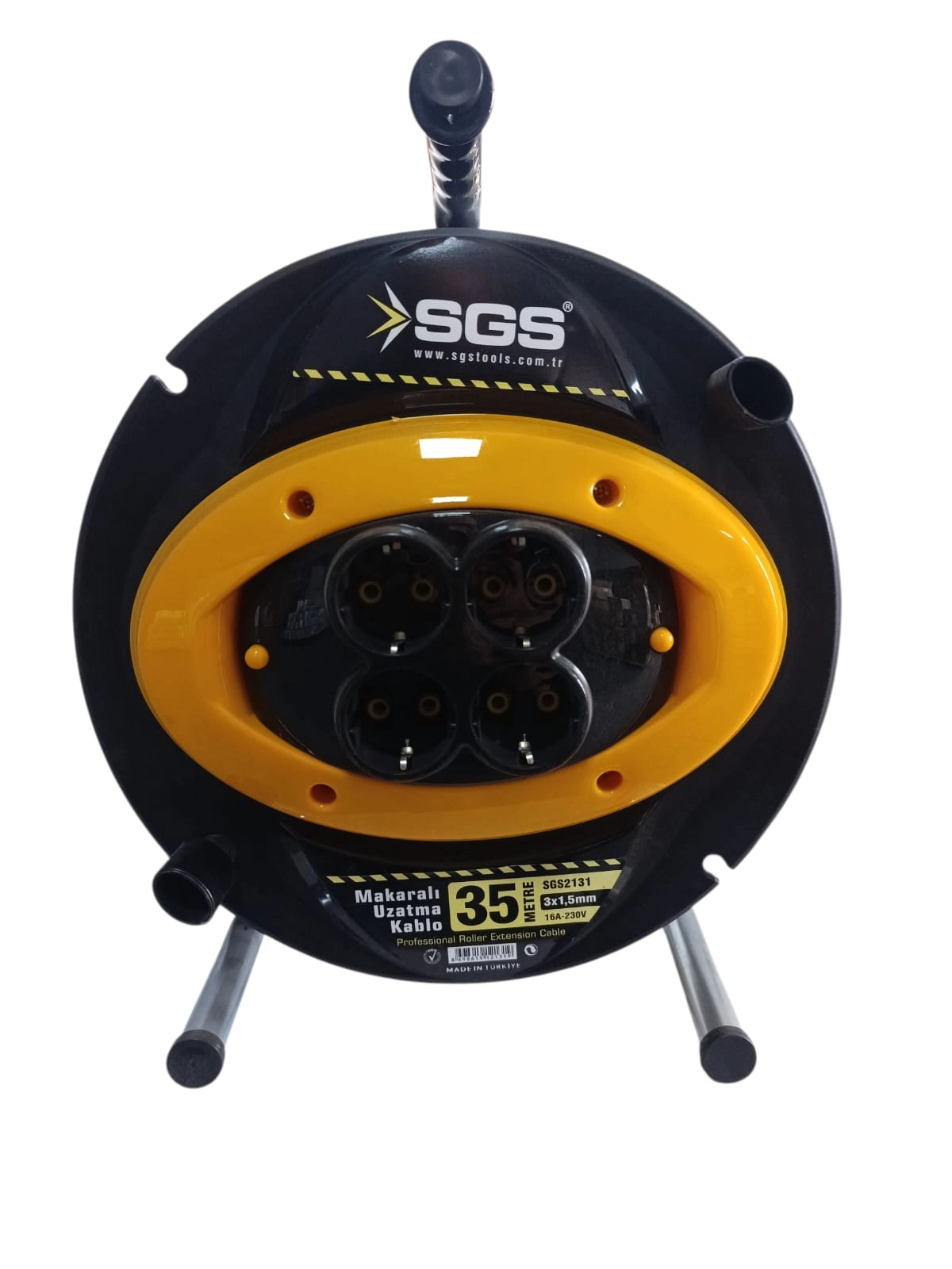SGS Makaralı Uzatma Kablosu 35 m 3x1,5 mm²