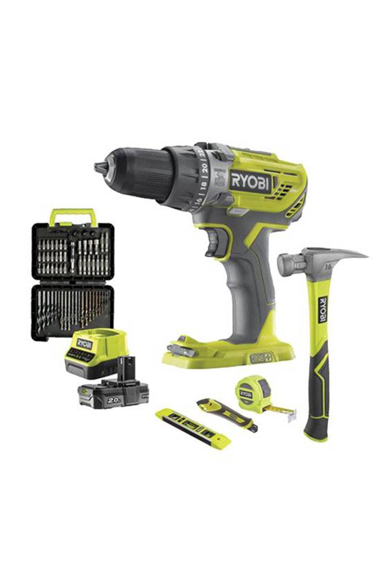 Ryobi R18PD3-120TAH 18 V Akülü Darbeli Matkap T5133005505