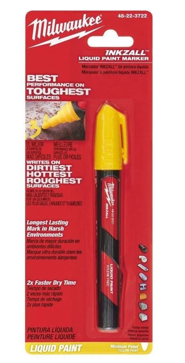 Milwaukee Marker Boya Kalemi Sarı T48223721