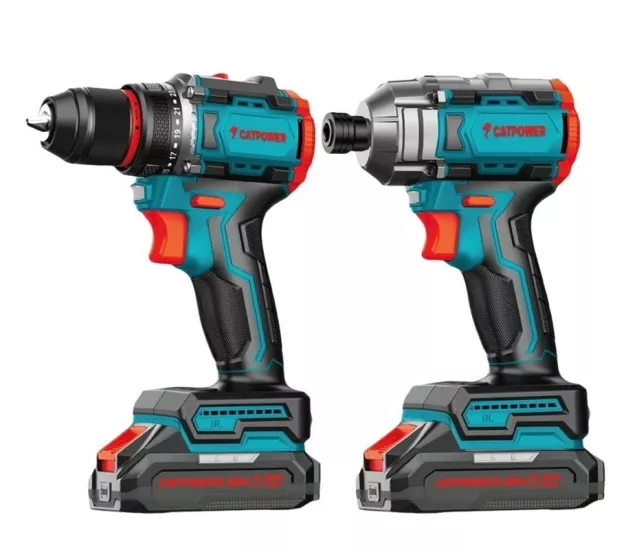 CATPOWER 5135 Kömürsüz Akülü Set Matkap ve Vidalama 20V