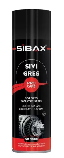 Sibax SB3000 Sıvı Gres Yağlayıcı Sprey 500 ml