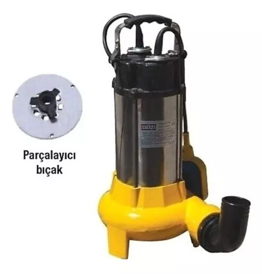 Attlas V2200D-F 3.5 HP  Bıçaklı Su Pompası 