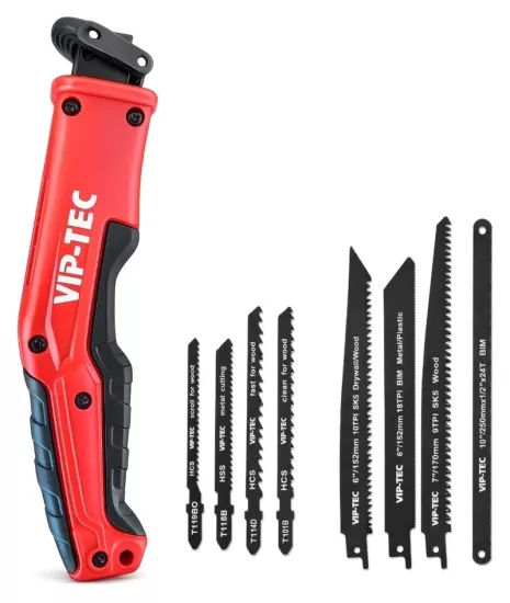 VIP-TEC VT875009 8 Parça Multifonksiyonel El Testeresi Seti