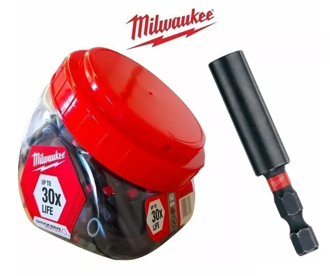 Milwaukee Manyetik Bits Uç Tutucu 1/4 60 mm T4932430478