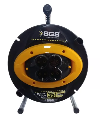 SGS Makaralı Uzatma Kablosu 35 m