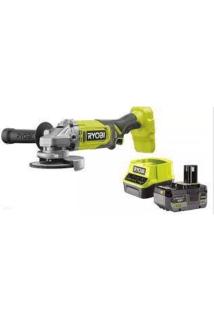 Ryobi RAG18125-1C40S Akülü Avuç Taşlama – 18V ONE+ – 125 mm – 4.0Ah Akü Dahil – 4892210212665