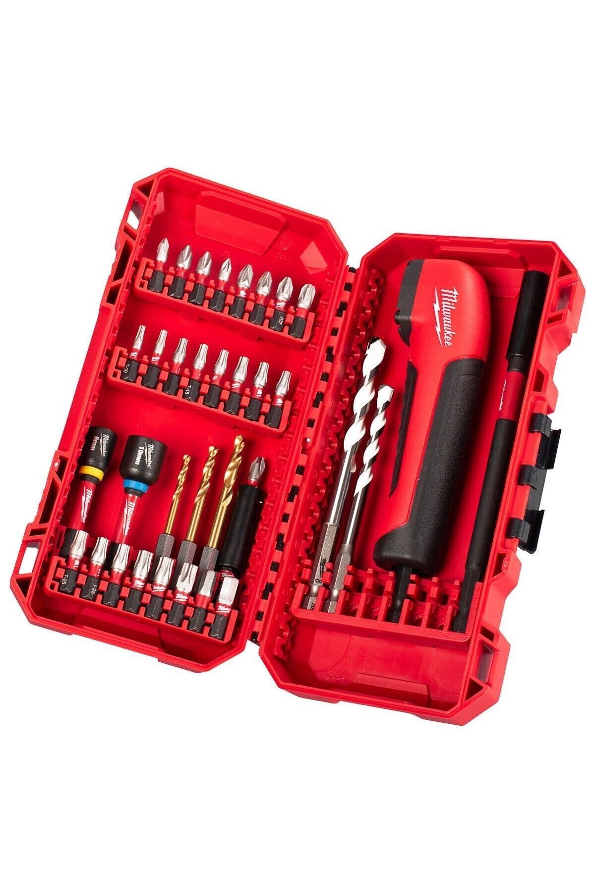 Milwaukee Bits Uç Seti 35 Parça Impact (Köşe Adaptörü Dahil) T4932493653
