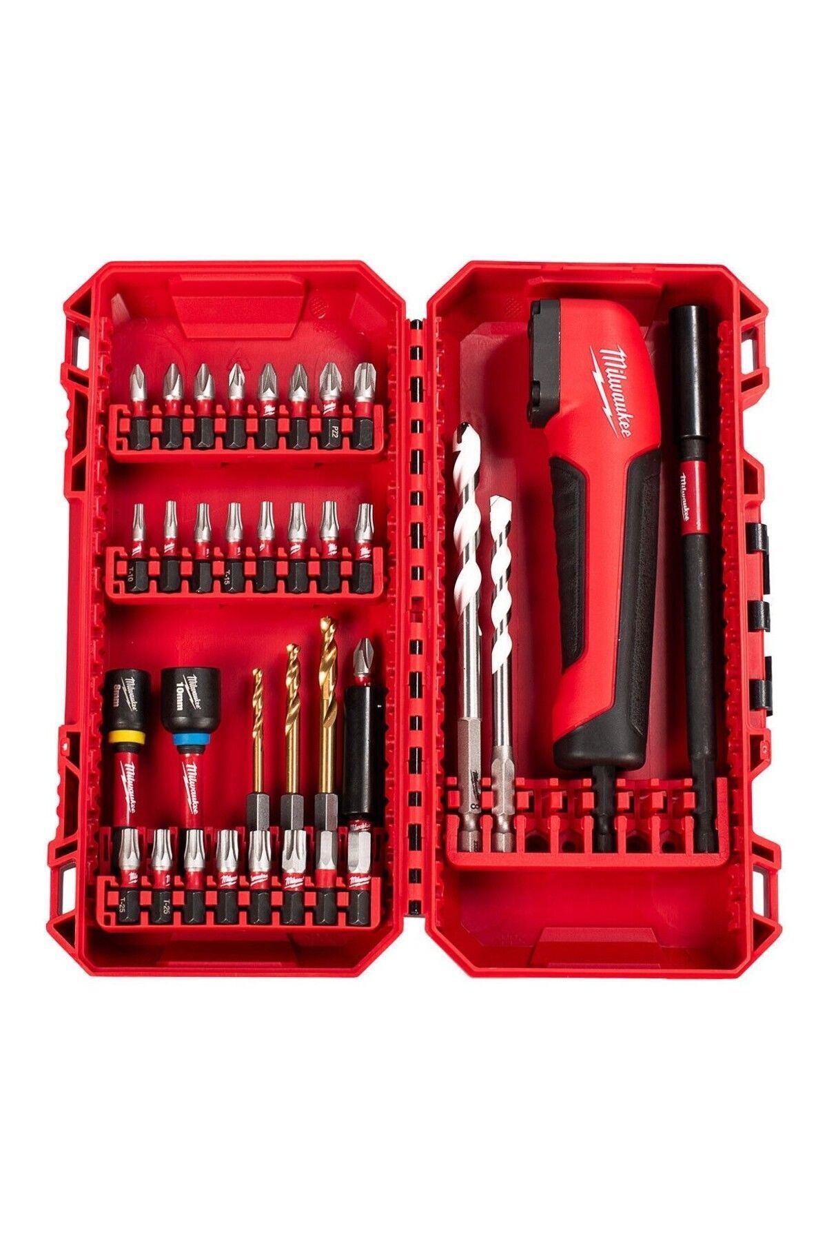 Milwaukee Bits Uç Seti 35 Parça Impact (Köşe Adaptörü Dahil) T4932493653