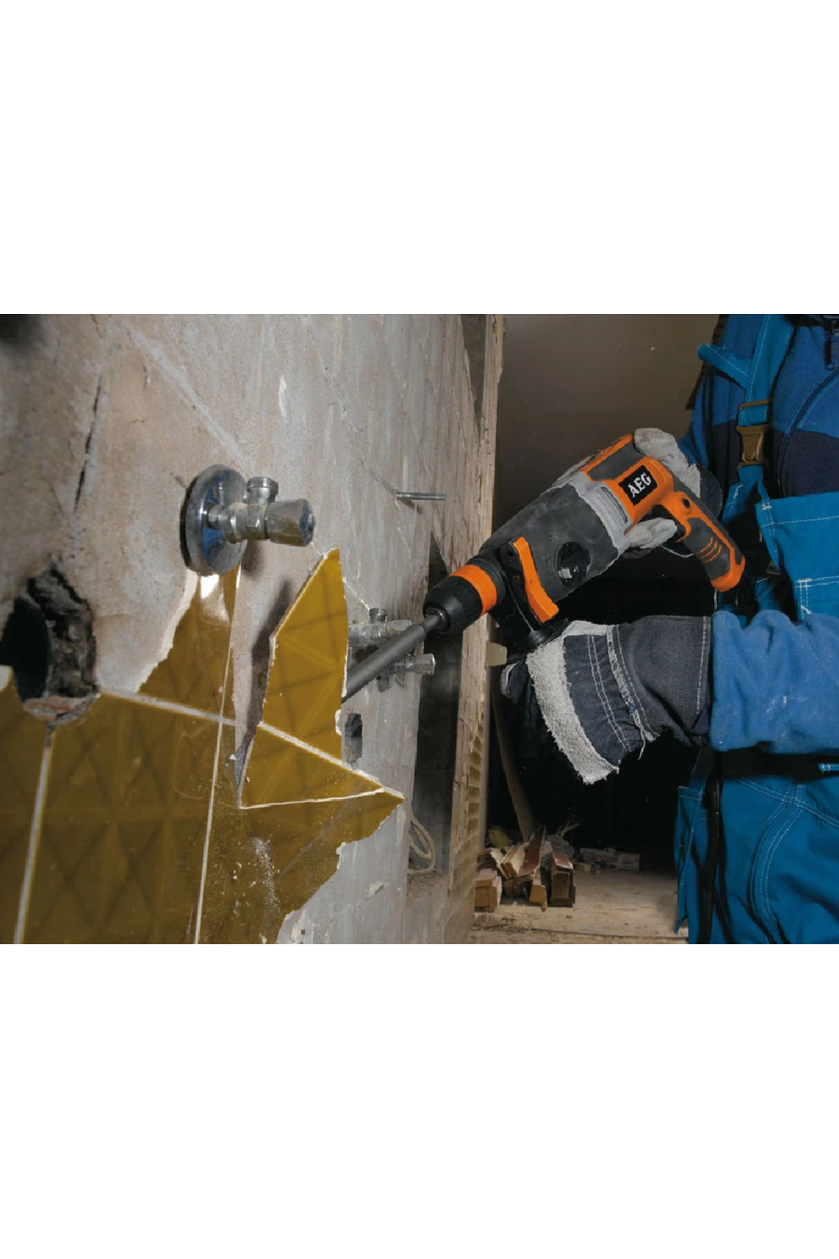 AEG KH 28 Superxek Kıt4 SDS Plus Pnömatik Kırıcı Delici T4935464151