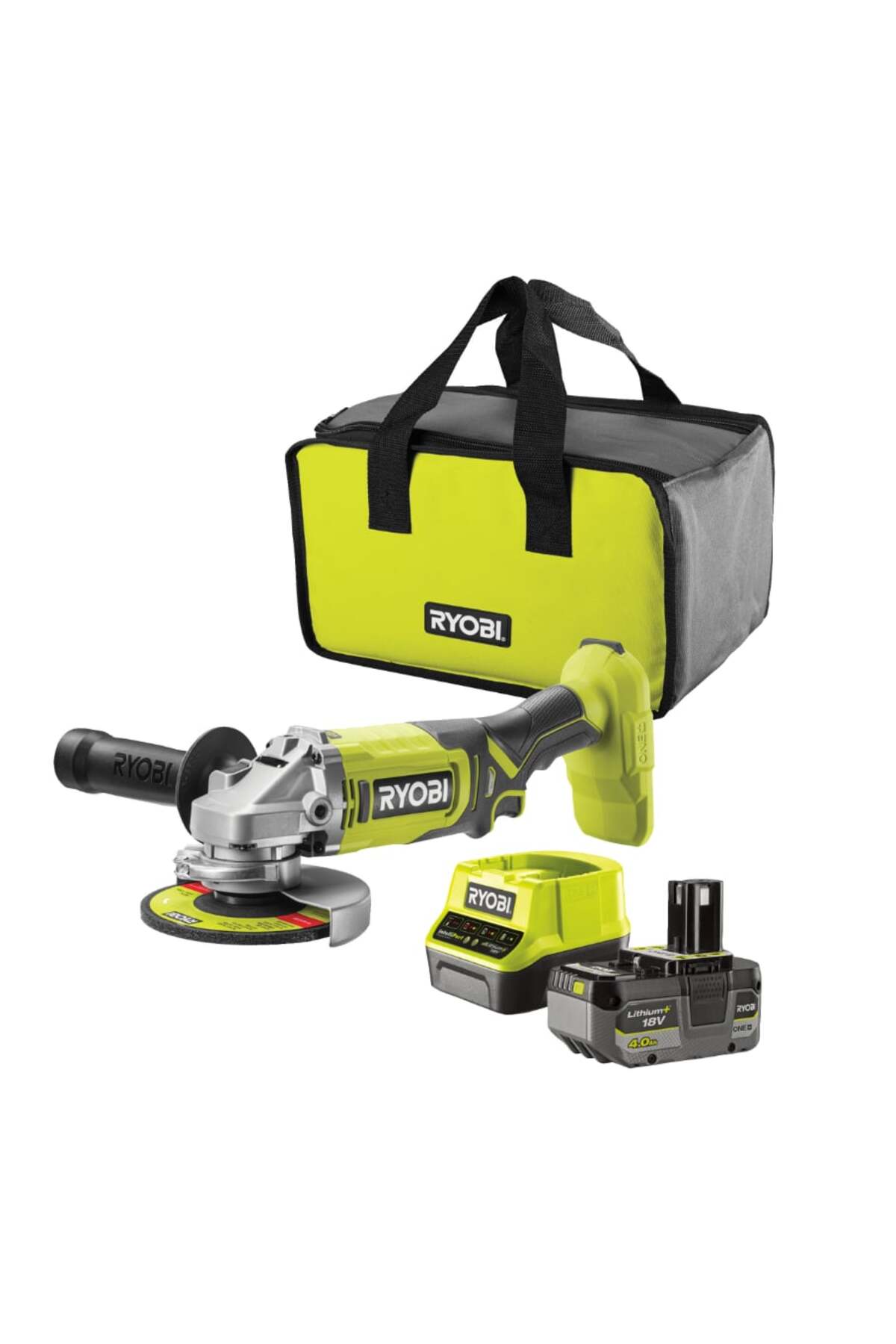 Ryobi RAG18125-1C40S ONE+ Akülü Avuç Taşlama 125 MM T5133005643