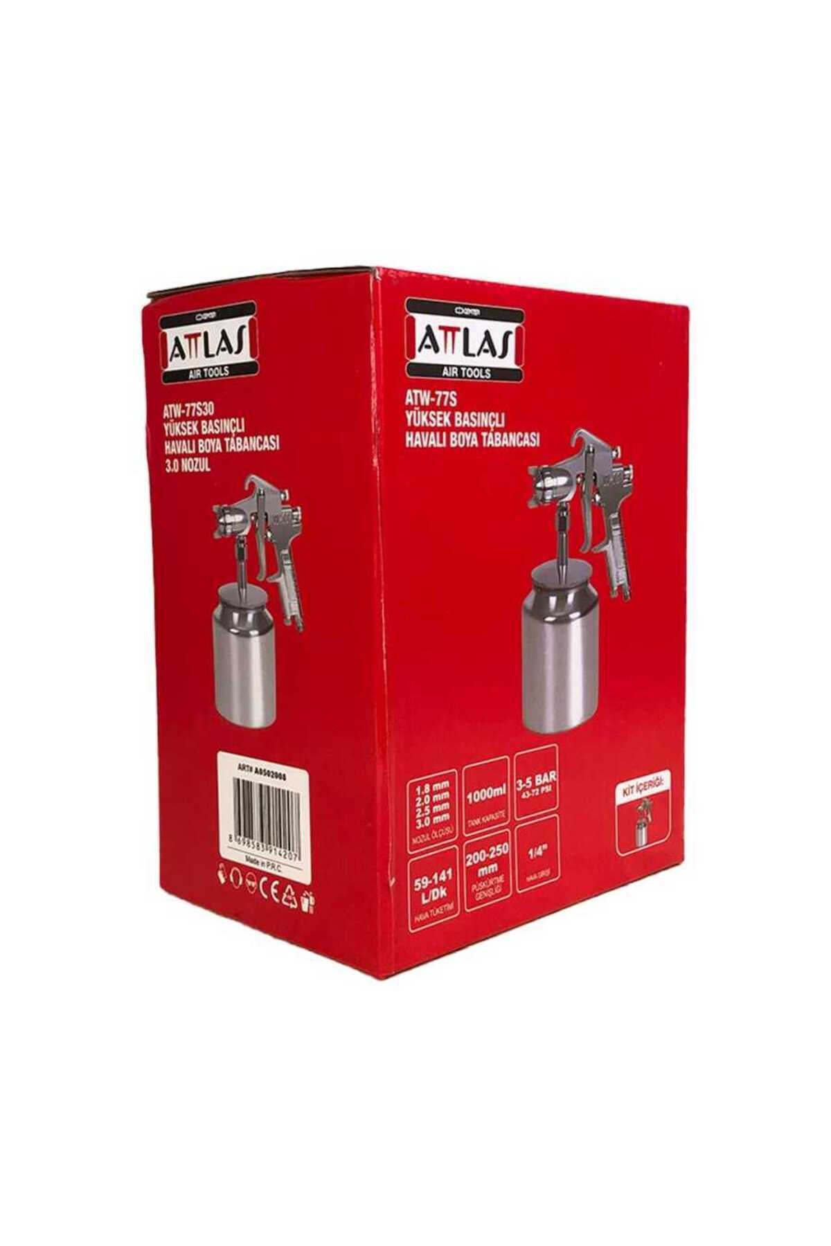 Attlas ATW-77S30 Yüksek Basınçlı Boya Tabancası A0502008